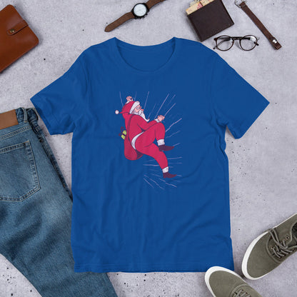 Santa Climbing Half-Sleeve T-Shirt