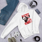 Destroy Humanity Unisex Hooded Sweatshirt — White