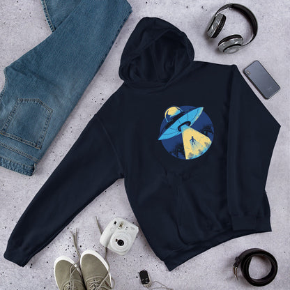 Alien Abduction Unisex Hooded Sweatshirt