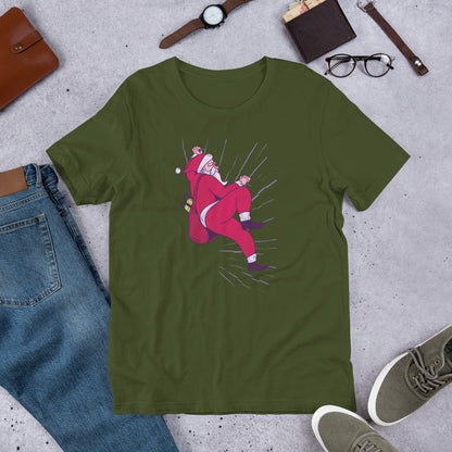 Santa Climbing Half-Sleeve T-Shirt
