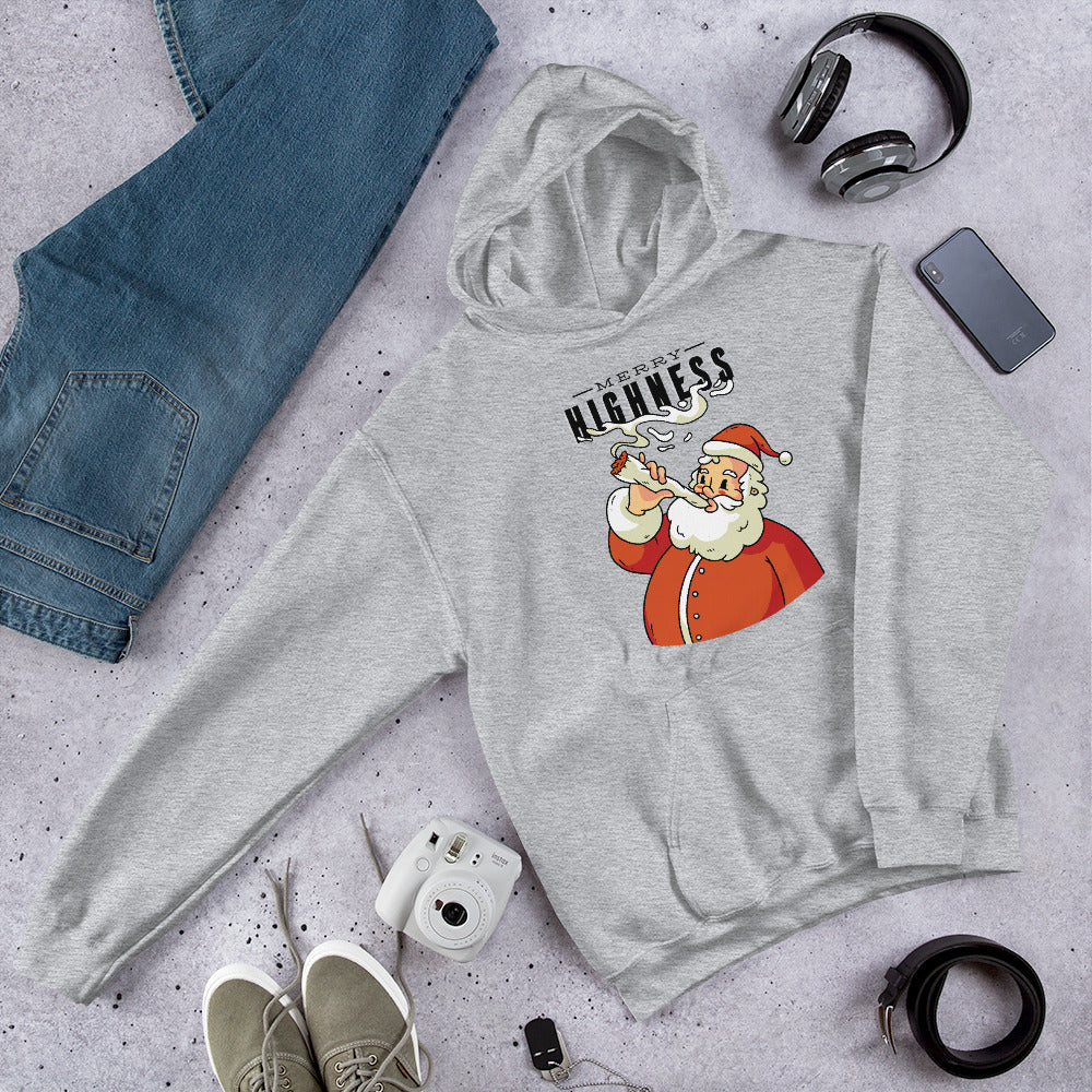 Merry Highness Unisex Hooded Sweatshirt — Sport Grey