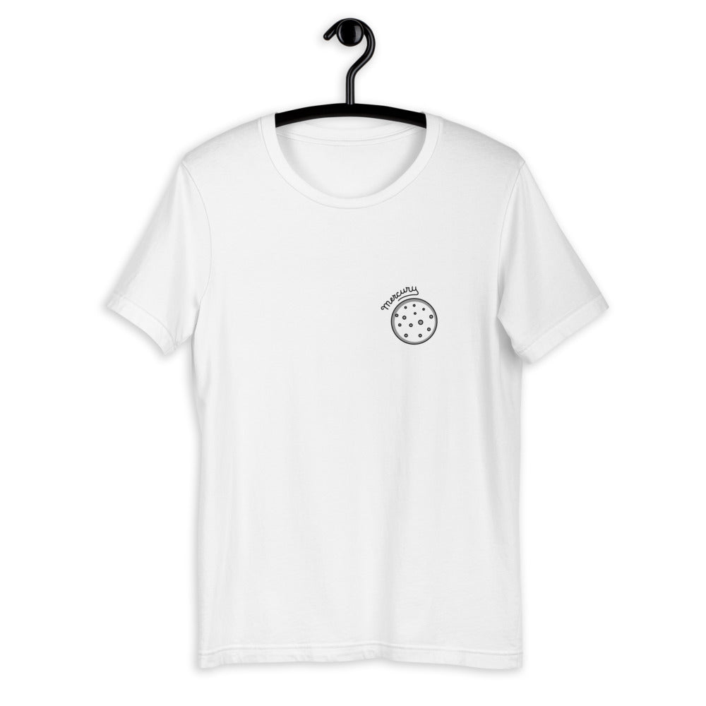 Mercury Half-Sleeve Unisex T-Shirt — White