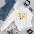 I'm Offline Unisex Hooded Sweatshirt — White