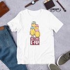 K-pop Chick Half-Sleeve T-Shirt — White