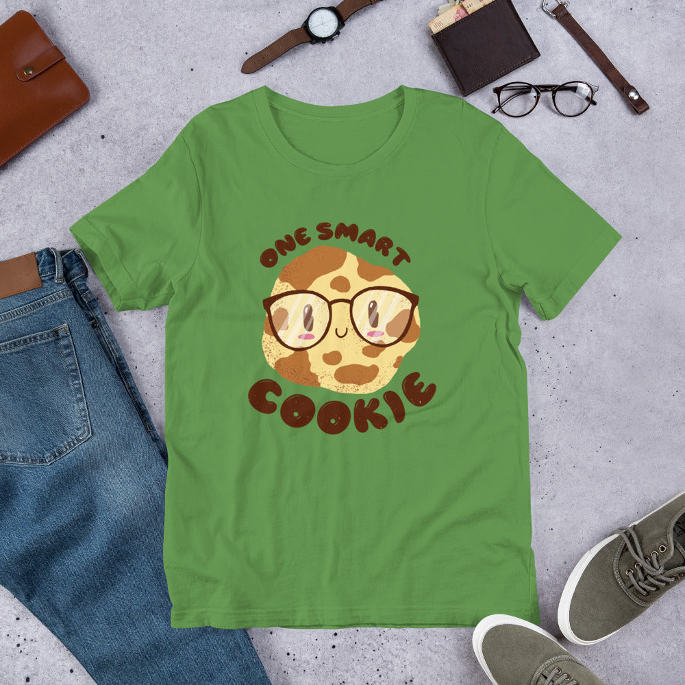 Smart Cookie Half-Sleeve T-Shirt — Leaf