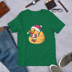 Christmas Duck Half Sleeve T-Shirt — Kelly