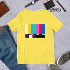 No Signal Half-Sleeve T-Shirt — Yellow