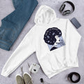 Universe Girl Unisex Hooded Sweatshirt — White