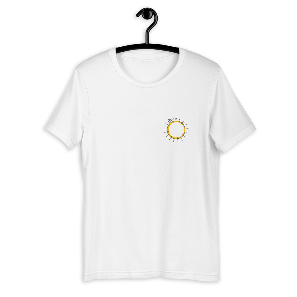Sun Half-Sleeve T-Shirt — White