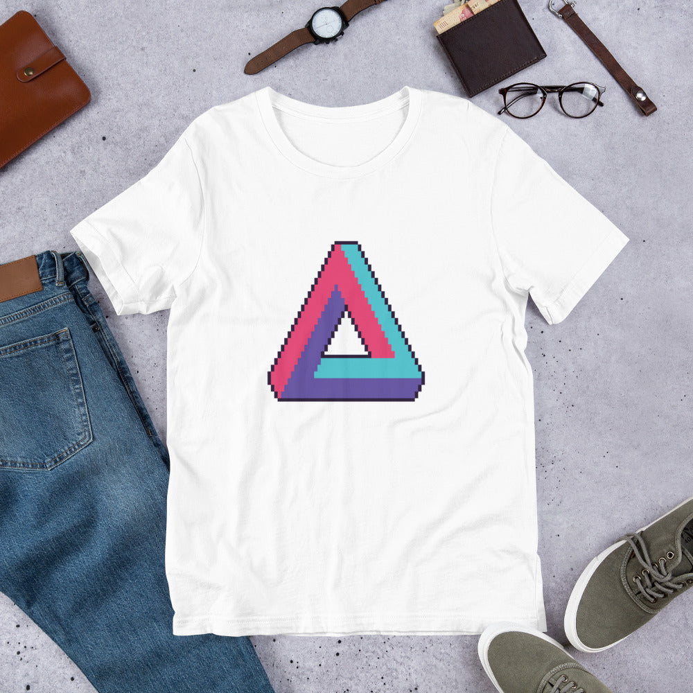 Infinite Retro Triangle Unisex Half-Sleeve T-Shirt
