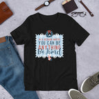 Be Kind Christmas Half-Sleeve T-Shirt — Black