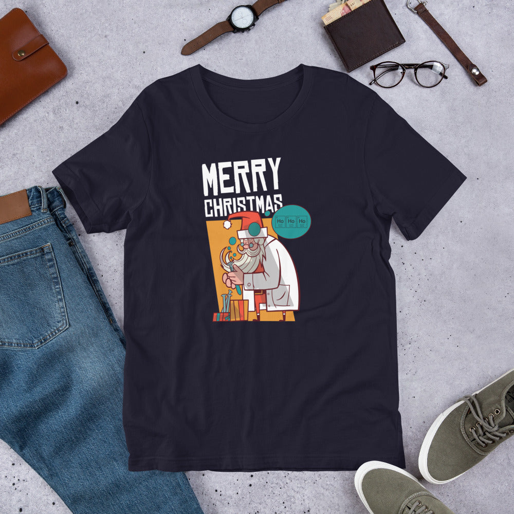 Santa Scientist Half-Sleeve T-Shirt