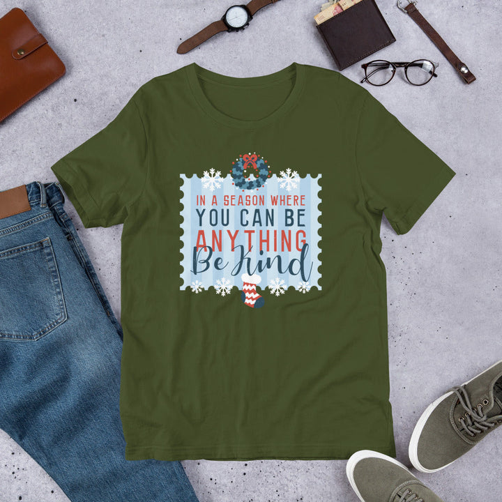 Be Kind Christmas Half-Sleeve T-Shirt