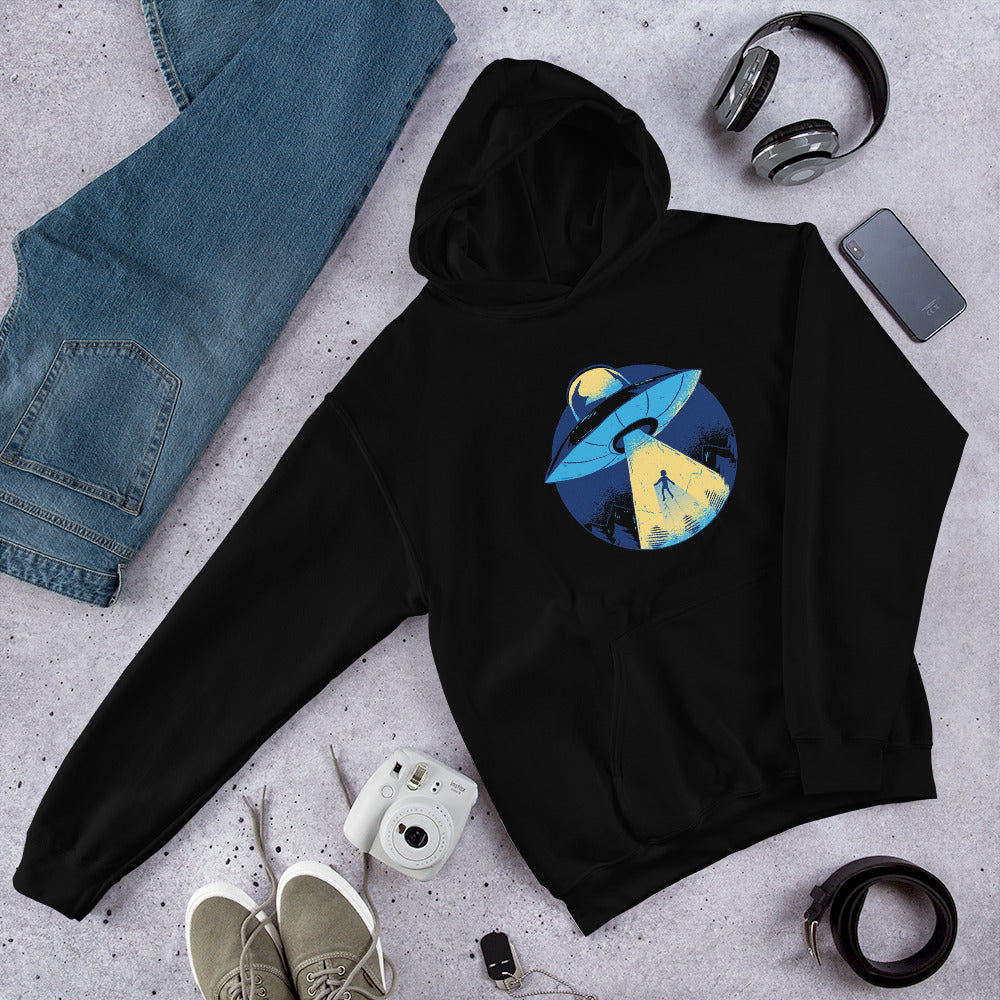 Alien Abduction Unisex Hooded Sweatshirt