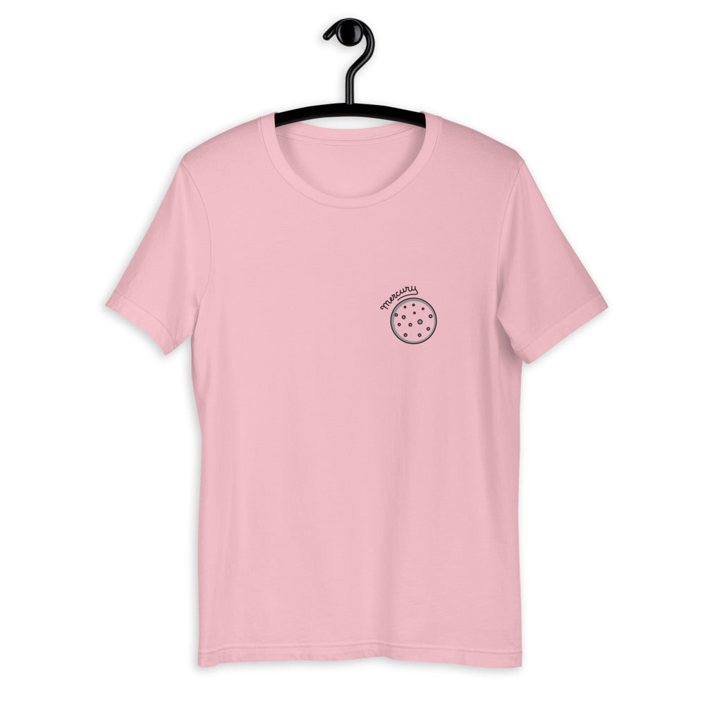 Mercury Half-Sleeve Unisex T-Shirt — Pink