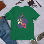Alien baseball Unisex Half-Sleeve T-Shirt — Kelly