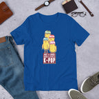 K-pop Chick Half-Sleeve T-Shirt — True Royal