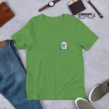 RIP Heart Half-Sleeve Unisex T-Shirt #Pocket-design