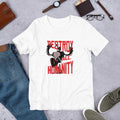 Destroy Humanity Half Sleeve T-Shirt — White