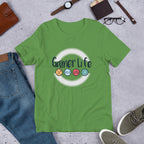 Gamer Life Half-Sleeve T-Shirt — Leaf