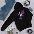 Astronaut Bazooka Unisex Hooded Sweatshirt — Black
