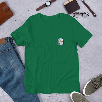 Ghost Half-Sleeve Unisex T-Shirt #Pocket-design