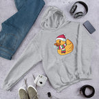 Christmas Duck Unisex Hooded Sweatshirt — Sport Grey
