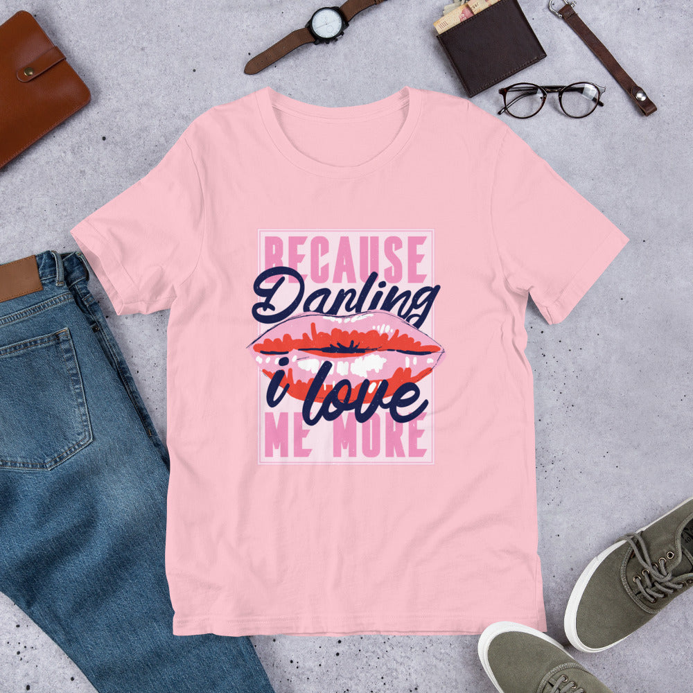 I Love Me Half-Sleeve T-Shirt — back view