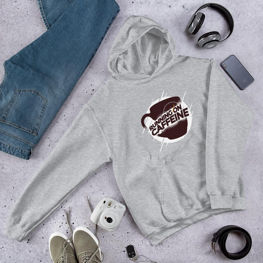 Running On Caffeine Unisex Hooded Sweatshirt
