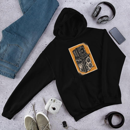 Vintage Rolleiflex Unisex Hooded Sweatshirt