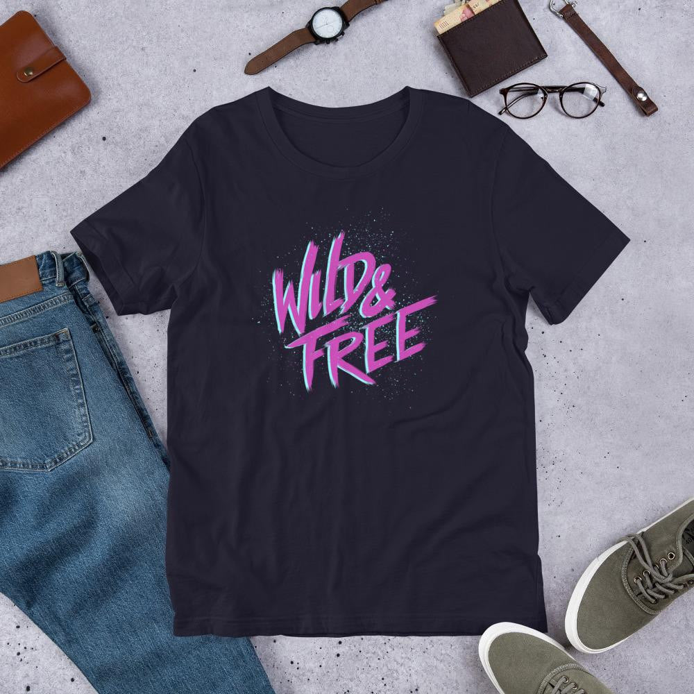 Wild & Free Half-Sleeve T-Shirt