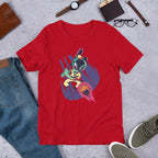 Alien baseball Unisex Half-Sleeve T-Shirt — Red