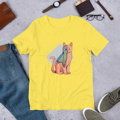 Alien Cat Costume Half-Sleeve T-Shirt