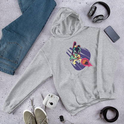 Alien baseball Unisex Hooded Sweatshirt