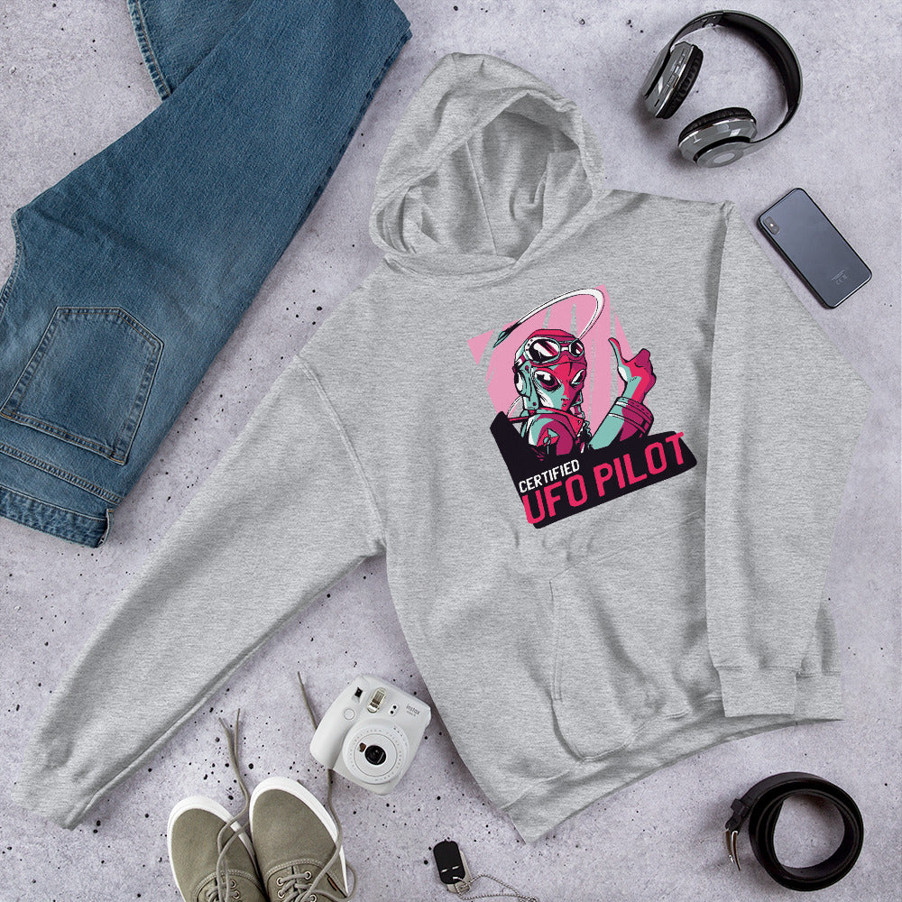 Certified Unisex Hooded Sweatshirt — Sport Grey