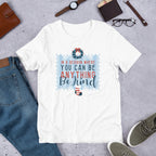 Be Kind Christmas Half-Sleeve T-Shirt — White