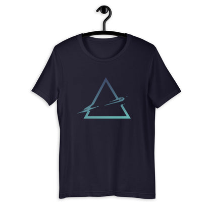 Triangle Abstract Half-Sleeve T-Shirt