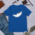 Bat Halloween Unisex Half-Sleeve T-Shirt — True Royal