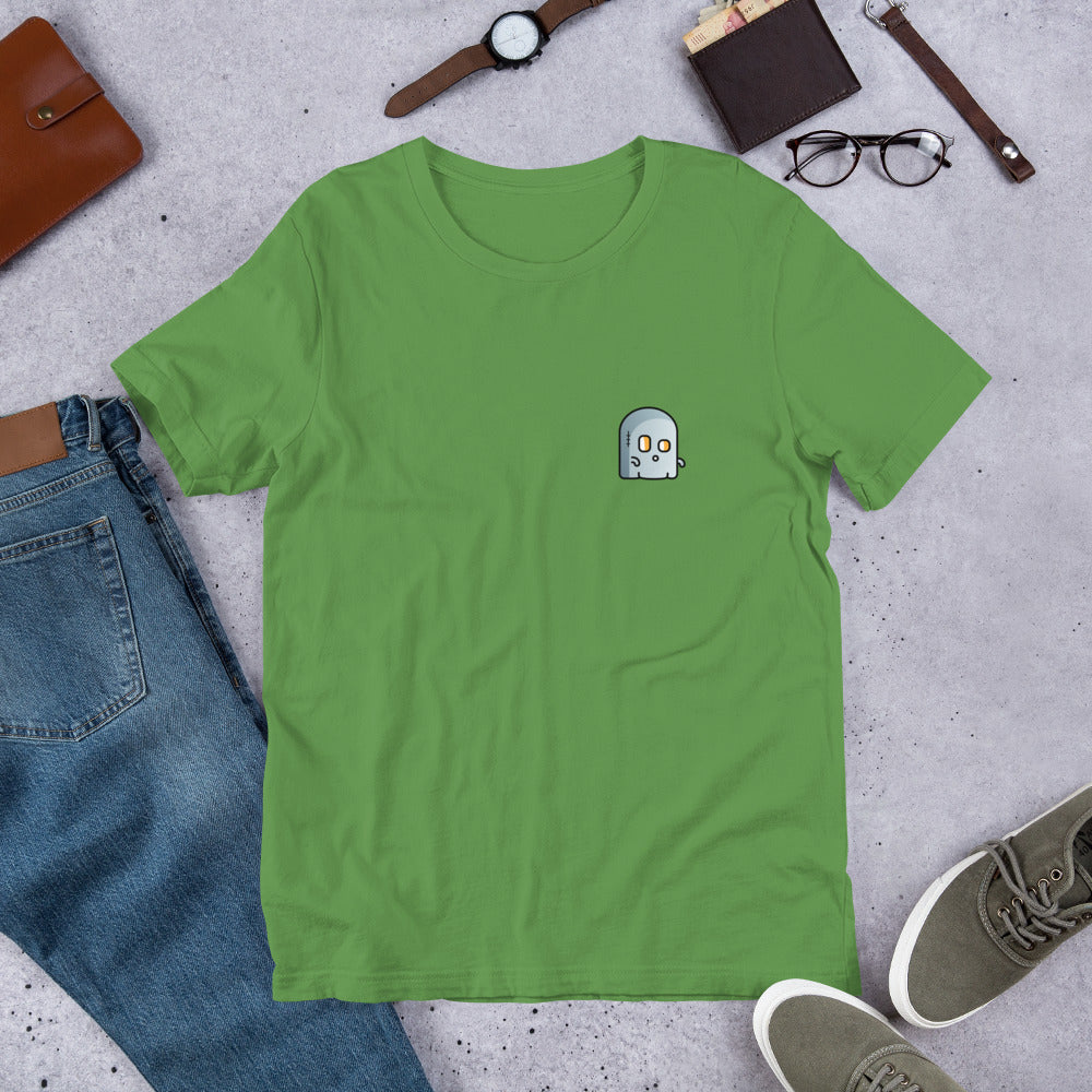 Ghost Half-Sleeve Unisex T-Shirt — Leaf