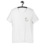 Moon Half-Sleeve T-Shirt — White