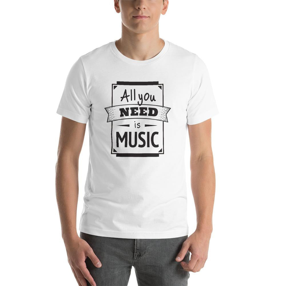 All You Need Is Music Half Sleeve T-Shirt