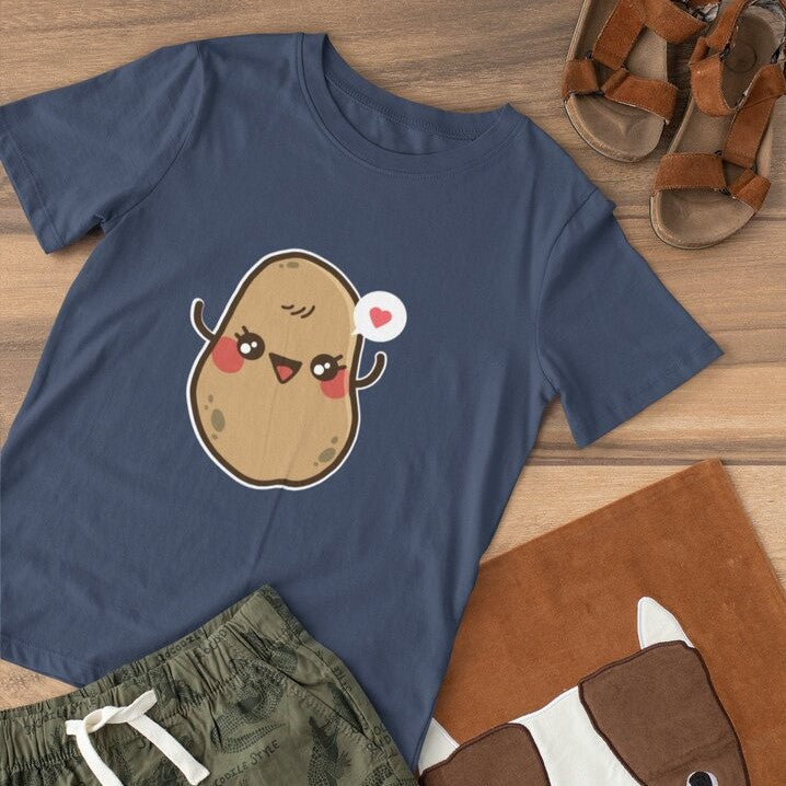 Cute Potato Toddler's T-shirt — 1 (2)