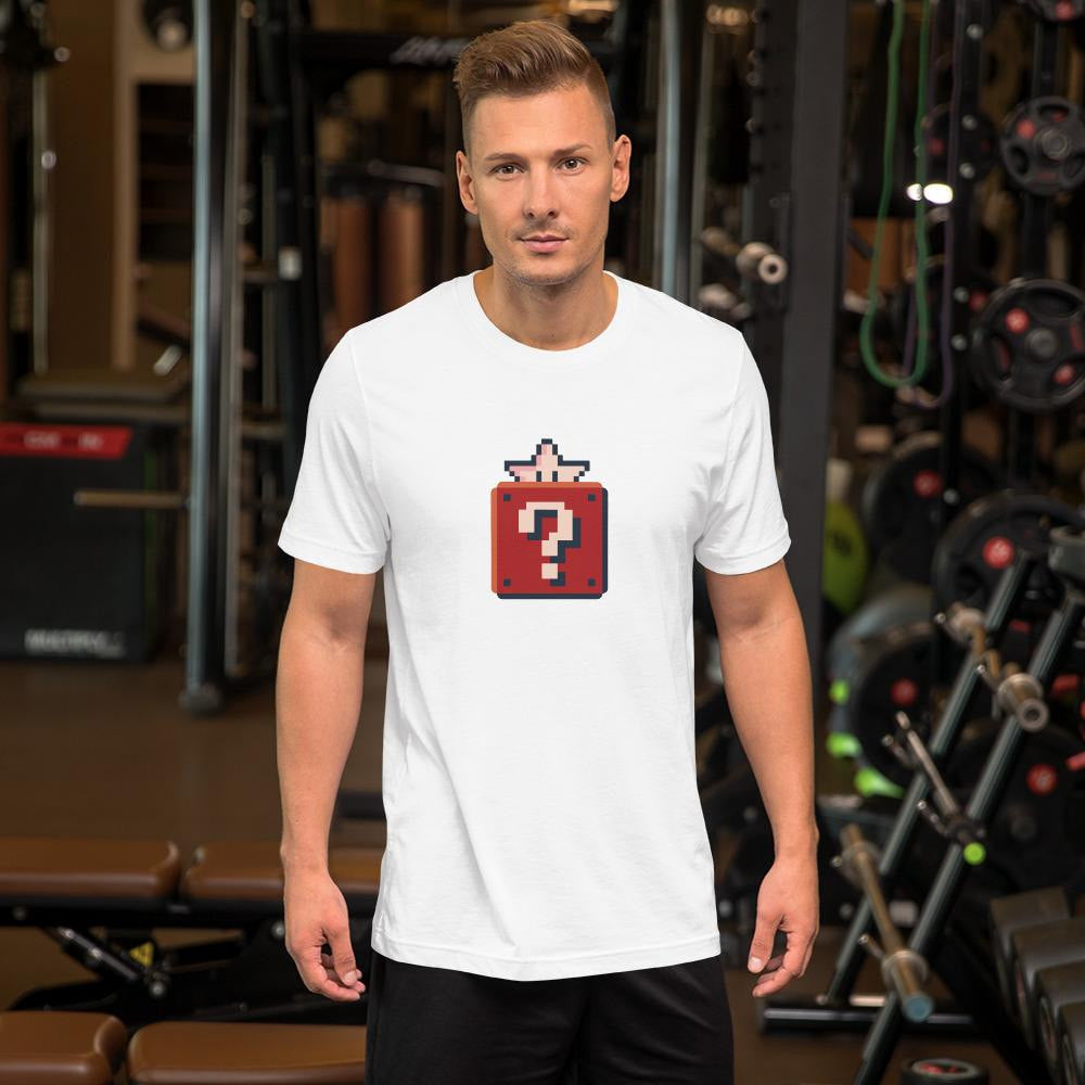 Pixel Art Half Sleeve T-Shirt — back view