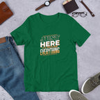 Here To Ignore Half Sleeve T-Shirt — Green