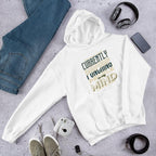 Punching People Unisex Hooded Sweatshirt — White