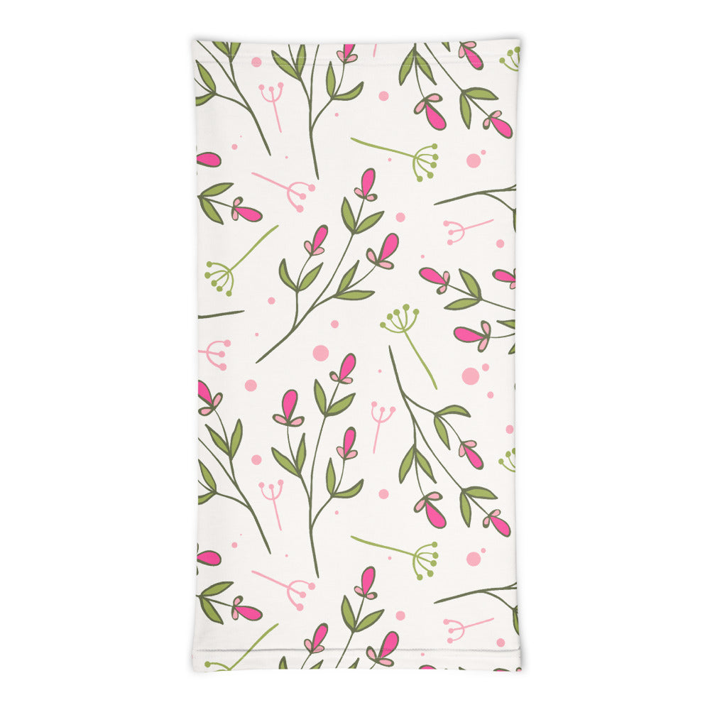 Roses & Leaves Neck Gaiter