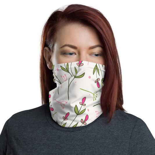 Roses & Leaves Neck Gaiter