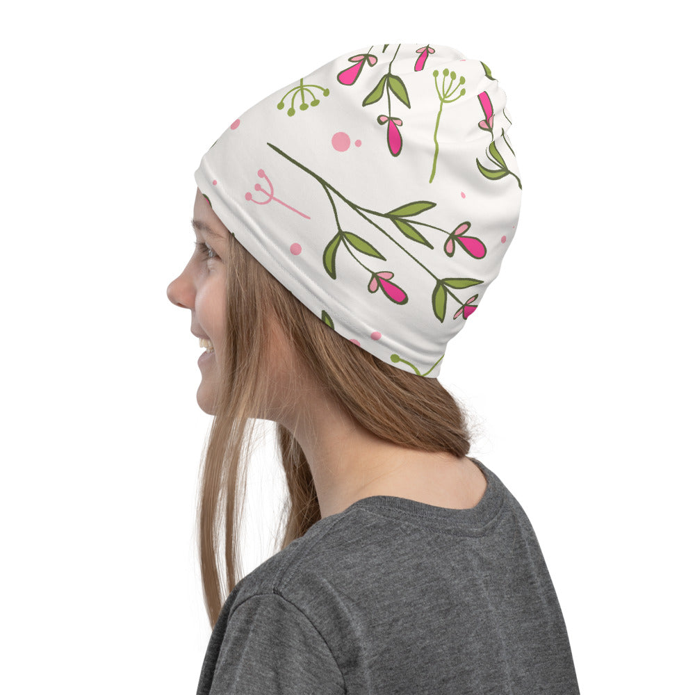 Roses & Leaves Neck Gaiter