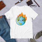 Burning Sad Earth Half Sleeve T-Shirt — front view