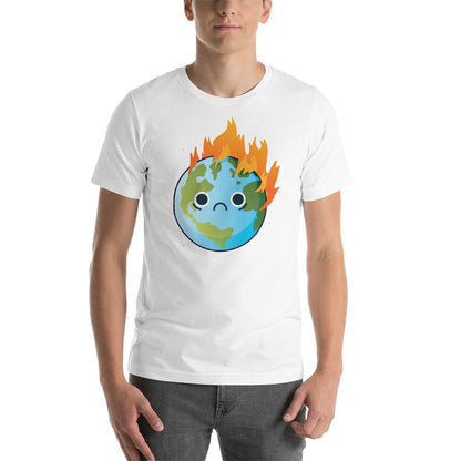 Burning Sad Earth Half Sleeve T-Shirt